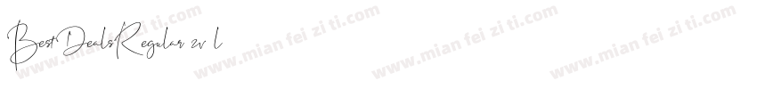 BestDealsRegular-zv6l字体转换