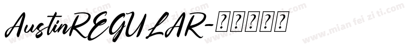 AustinREGULAR字体转换