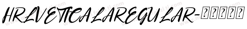 HRLVETICALAREGULAR字体转换