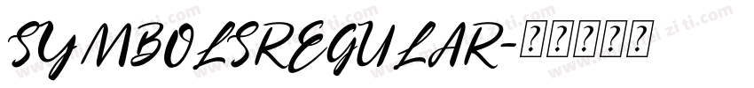 SYMBOLSREGULAR字体转换