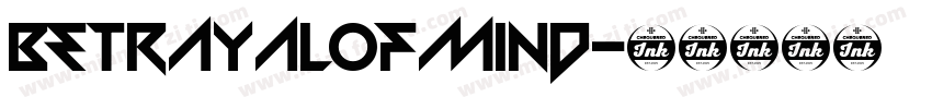 BetrayalofMind字体转换