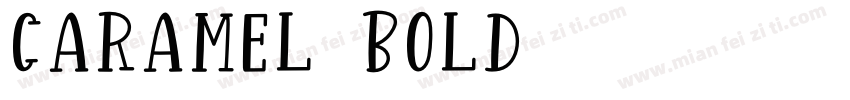 Caramel-Bold字体转换