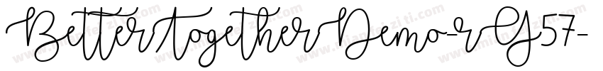 BetterTogetherDemo-rG57字体转换