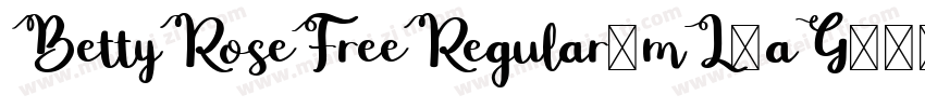 BettyRoseFreeRegular-mL1aG字体转换
