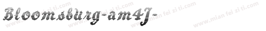 Bloomsburg-am4J字体转换