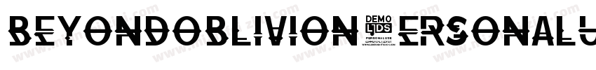 BeyondOblivionPersonalUseDemo1-WBDG字体转换