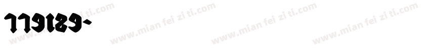 779129字体转换