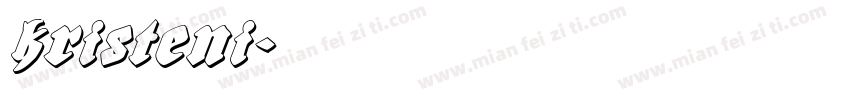 KristenI字体转换