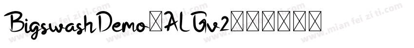 BigswashDemo-ALGv2字体转换