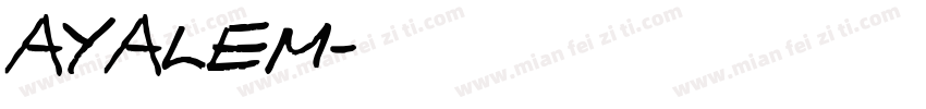 AyAleM字体转换