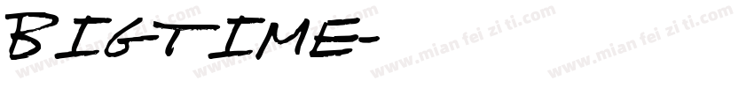 bigtime字体转换