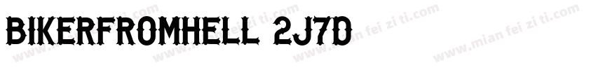 Bikerfromhell-2j7d字体转换