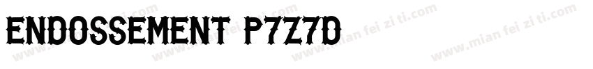 Endossement-p7Z7d字体转换