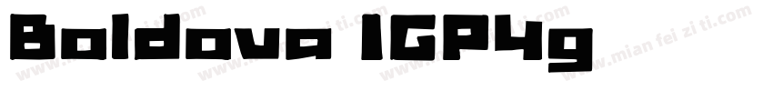 Boldova-1GP4g字体转换