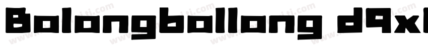 Bolongbollong-d9xOx字体转换