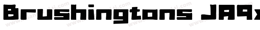 Brushingtons-JA9x字体转换