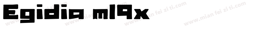 Egidia-ml9x字体转换