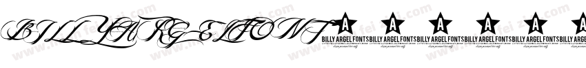 BILLYARGELFONT字体转换