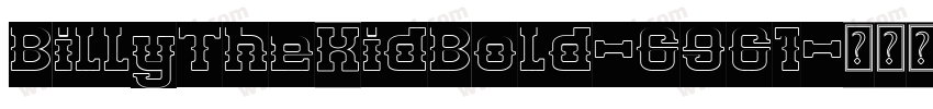 BillyTheKidBold-6961字体转换
