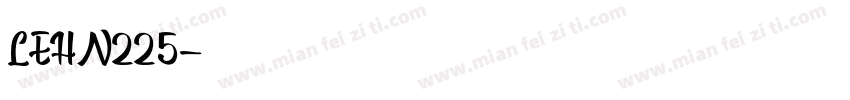 LEHN225字体转换