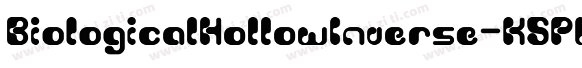 BiologicalHollowInverse-K5PW字体转换
