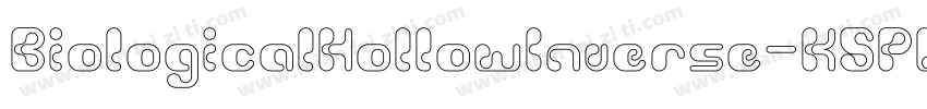 BiologicalHollowInverse-K5PW字体转换