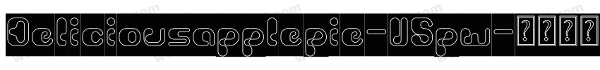 Deliciousapplepie-V5pw字体转换