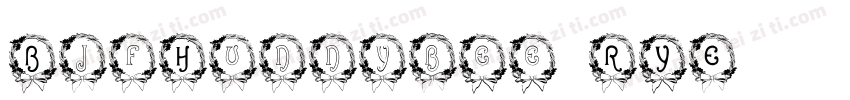 BjfHunnybee-RYE字体转换