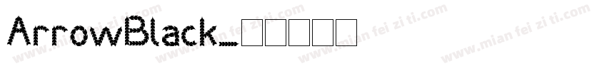 ArrowBlack字体转换