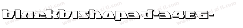 BlackBishop3D-34E6字体转换