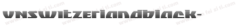 VNswitzerlandBlack字体转换