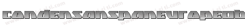 CondensanspaneuropeOblique-wBzP字体转换