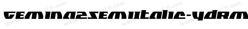 Gemina2SemiItalic-ydRm字体转换
