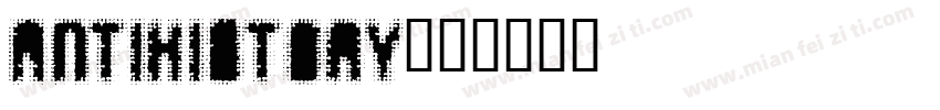 Antihistory字体转换