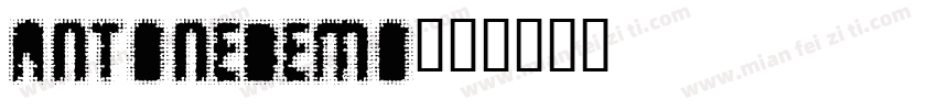 AntoneDEMO字体转换