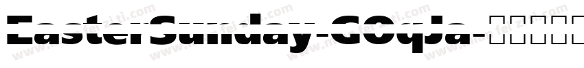 EasterSunday-GOqJa字体转换