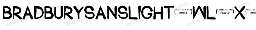 BradburysansLight-wl6x字体转换