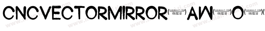 CncVectorMirror-aW6o字体转换