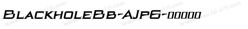 BlackholeBb-AJp6字体转换