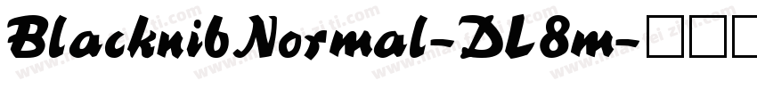 BlacknibNormal-DL8m字体转换