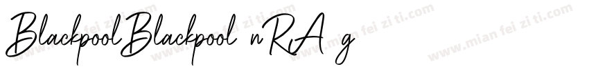 BlackpoolBlackpool-nRA2g字体转换