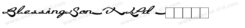 BlessingSon-XLPd字体转换