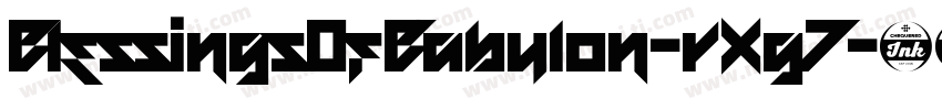 BlessingsOfBabylon-rXg7字体转换
