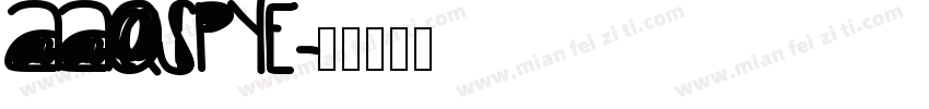 AAQSPYE字体转换