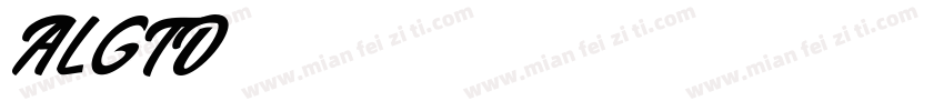 ALGTD字体转换