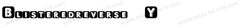 Blisteredreverse-9Y70字体转换