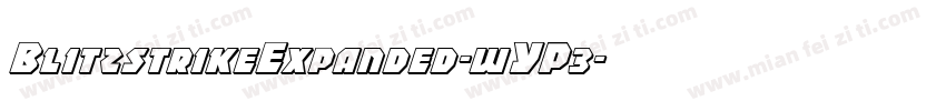 BlitzstrikeExpanded-wYP3字体转换