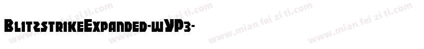 BlitzstrikeExpanded-wYP3字体转换