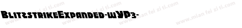 BlitzstrikeExpanded-wYP3字体转换