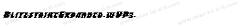 BlitzstrikeExpanded-wYP3字体转换